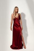 Burgundy Étoile Dress